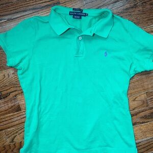 Ralph Lauren Kids Polo Shirt in Vibrant Green